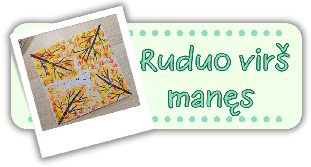 Ruduo virš manęs