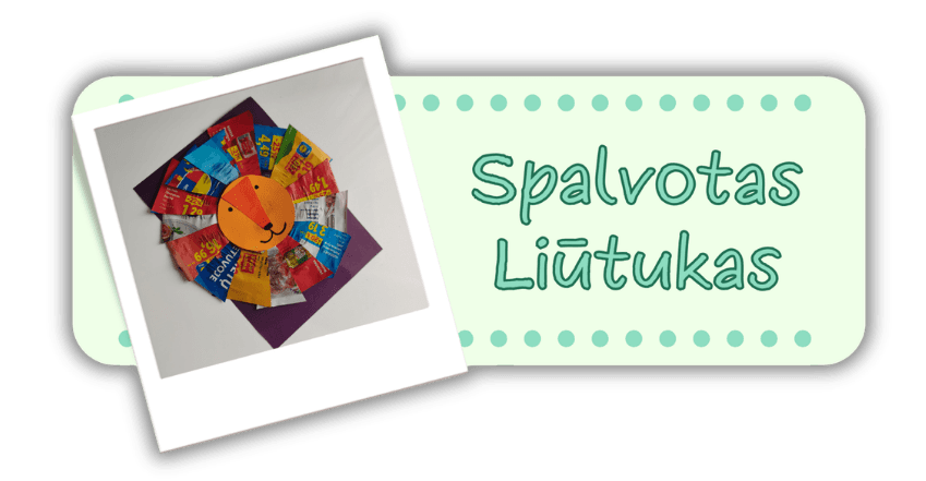 Spalvotas liūtukas