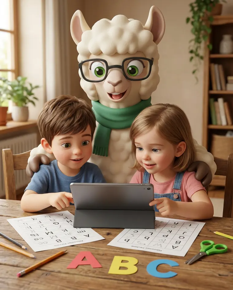 Vaikai žaidžia su SmartLami